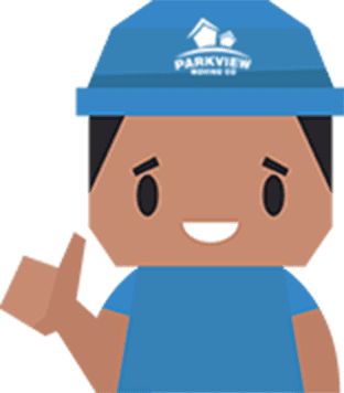 A mover during a residential moving with a thumbs up.